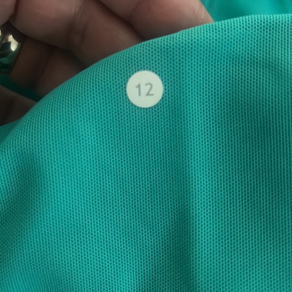 SOLD Lululemon Teal Half Zip Long Sleeve Running Top Jacket Size 12 - Picture 9 of 12